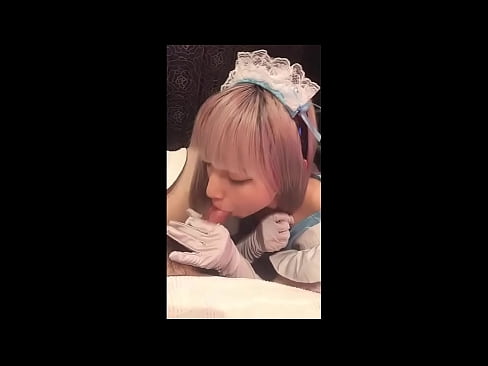 ❤️ Јапански идол [маиука], костим француске собарице, први део, пушење и дркање са лосионом Секс на sr.hentaibar.ru ﹏